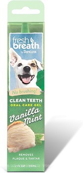 Фото TropiClean Гель Fresh Breath Clean Teeth Oral Care Gel Vanilla Mint 59 мл