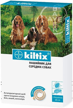 Фото Bayer Нашийник Kiltix для собак 48 см