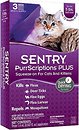 Фото Sentry Краплі PurrScriptions Plus для кішок від 2.2 кг 1 шт.