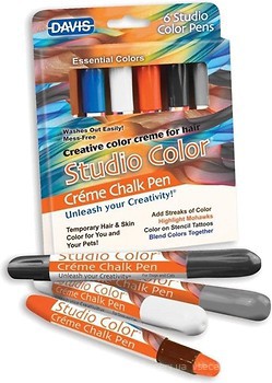 Фото Davis Крейда кольоровий Studio Color Creme Chalk Pens Essential Colors 6 шт. (SC.CCP-E)