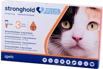 Фото Stronghold Краплі Plus для кішок 2.5-5 кг 1 шт.
