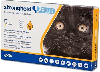 Фото Stronghold Капли Plus для кошек до 2.5 кг 1 шт.
