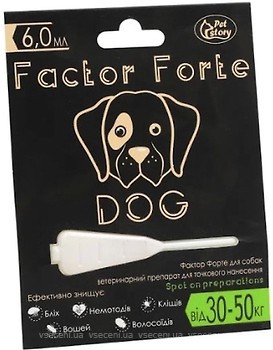 Фото Pet Story Капли Factor Forte для собак 30-50 кг 1 шт.
