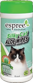 Фото Espree Вологі серветки Silky Cat Grooming Wipes 50 шт. (e01421)