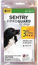 Фото Sentry Капли FiproGuard для собак 10-20 кг 6 шт.
