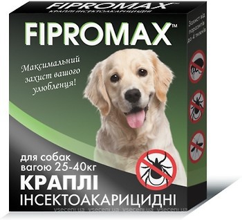 Фото Fipromax Капли для средних собак 25-40 кг 2 шт.