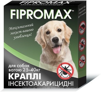 Фото Fipromax Краплі для середніх собак 25-40 кг 2 шт.