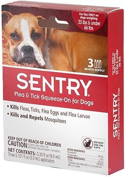 Фото Sentry Краплі Flea & Tick Squeeze-On для собак 15-30 кг 1 шт.