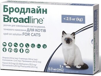 Фото Frontline Капли Boehringer Ingelheim Spot On для кошек до 2.5 кг 1 шт.