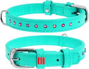 Фото Collar Классический Glamour 27-36 см / 15 мм бирюзовый (327713)