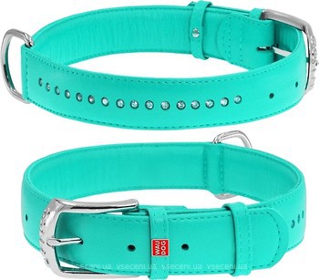 Фото Collar Классический Glamour 38-49 см / 25 мм бирюзовый (387813)