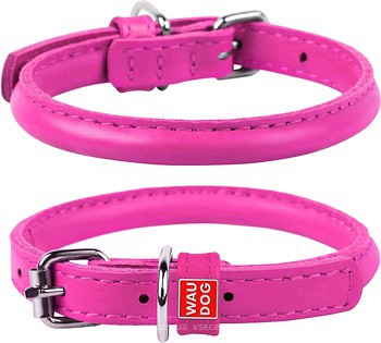 Фото Collar Классический Waudog Glamour 17-20 см / 6 мм розовый (22267)