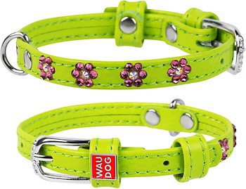 Фото Collar Классический Glamour 18-21 см / 9 мм салатовый (32515)