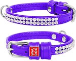 Фото Collar Классический Waudog Glamour 19-25 см / 9 мм фиолетовый (33079)