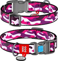 Фото Collar Классический Waudog Nylon 23-35 см / 15 мм розовый (4705)