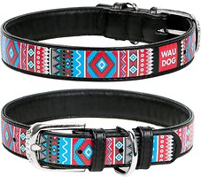 Фото Collar Классический Waudog Design 19-25 см / 12 мм черный (37371)