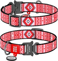 Фото Collar Классический Waudog Nylon 23-35 см / 15 мм красный (5196)