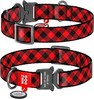 Фото Collar Классический Waudog Nylon 23-35 см / 15 мм красный (5084)