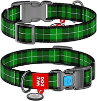 Фото Collar Классический Waudog Nylon 23-35 см / 15 мм зеленый (4698)