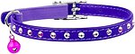 Фото Collar Классический Waudog Glamour 22-30 см / 9 мм фиолетовый (32549)