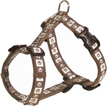 Фото Trixie Шлея Modern Art H-Harness Coffee M-L 50-75 см / 25 мм mocca/brown (16006)