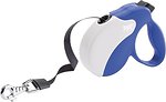 Фото Ferplast Поводок-рулетка ленточная Amigo Tape S 5 м / 15 кг blue/white (75712025)