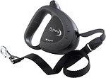 Фото Ferplast Повідок-рулетка стрічкова Flippy Tech Tape L 5 м / 50 кг black/grey (75032021)