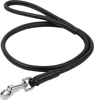 Фото Collar Поводок классический Waudog Glamour 1.22 м / 13 мм черный (33791)