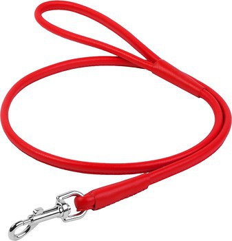 Фото Collar Поводок классический Waudog Glamour 1.22 м / 6 мм красный (33803)