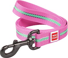 Фото Collar Поводок классический Waudog Nylon 1.22 м / 20 мм розовый (45747)
