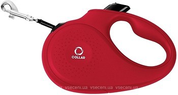 Фото Collar Повідок-рулетка стрічкова S 5 м / 15 кг червоний (81243)