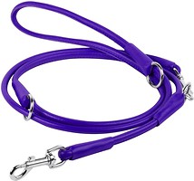 Фото Collar Поводок-перестежка Waudog Glamour 1.83 м / 10 мм фиолетовый (33989)
