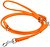 Фото Collar Поводок-перестежка Waudog Glamour 1.83 м / 6 мм оранжевый (33974)