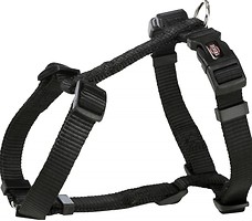 Фото Trixie Шлея Premium H-Harness XS-S 30-44 см / 10 мм black (203201)