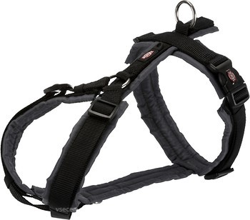 Фото Trixie Шлея Premium Trekking L 70-85 см / 25 мм black/graphite (1997401)