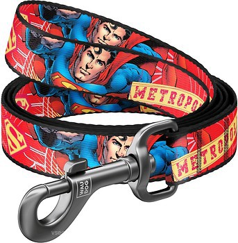 Фото Collar Повідок класичний Waudog Nylon 1.22 м / 15 мм червоний (0115-2010)