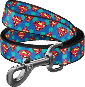 Фото Collar Повідок класичний Waudog Nylon 1.22 м / 25 мм блакитний (0120-2006)