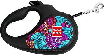 Фото Collar Повідок-рулетка стрічкова Waudog Printed S 5 м / 15 кг (8124-0062-01)