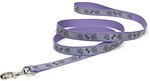 Фото Coastal Повідок класичний Lazer 1.8 м / 25 мм purple with paws (46966_PPP06)