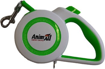 Фото AnimAll Повідок-рулетка стрічкова Reflector 5 м / 25 кг салатова (143551)