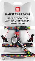 Фото Collar Шлея з повідцем Waudog Nylon 20-30 см / 25-40 см / 10 мм (5479)