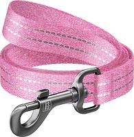 Фото Collar Поводок классический Waudog Re-cotton 1.5 м / 25 мм розовый (40167)