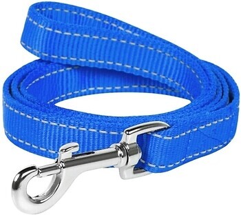 Фото Collar Поводок классический Dog Extreme 1.22 м / 25 мм голубой (3325)