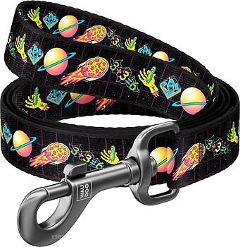 Фото Collar Повідок класичний Waudog Nylon 1.22 м / 15 мм чорний (4915-0282)
