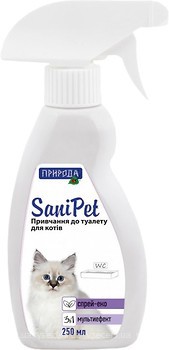 Фото Природа Засіб для привчання кішок до туалету SaniPet 250 мл (PR240562)