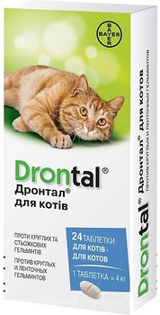 Фото Bayer Таблетки Дронтал (Drontal) 8 шт