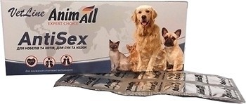 Фото AnimAll Таблетки Antisex 50 шт