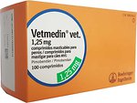 Фото Boehringer Ingelheim Таблетки Ветмедін (Vetmedin) 1.25 мг, 100 шт