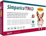 Фото Zoetis Таблетки Симпарика Трио (Simparica Trio) 3 мг, 1.25-2.5 кг 3 шт