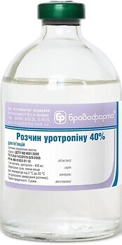 Фото Бровафарма Розчин Уротропіну 40%, 100 мл